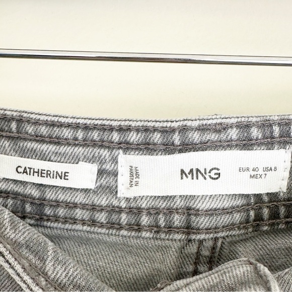 MANGO Catherine High Waist Wide Leg Jeans Altered Size 8 - Picture 6 of 9
